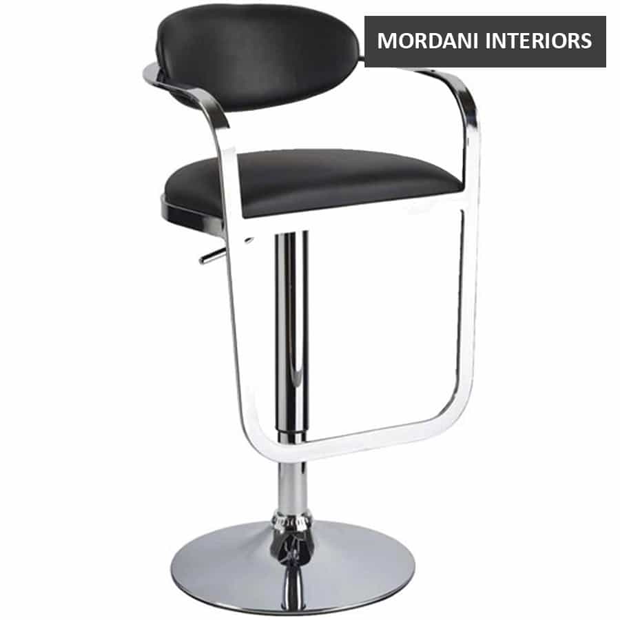 Rocket Modern Bar Stool Black